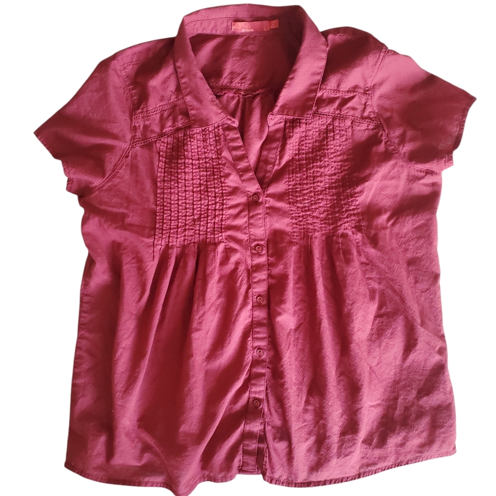 Prana Pink Blouse